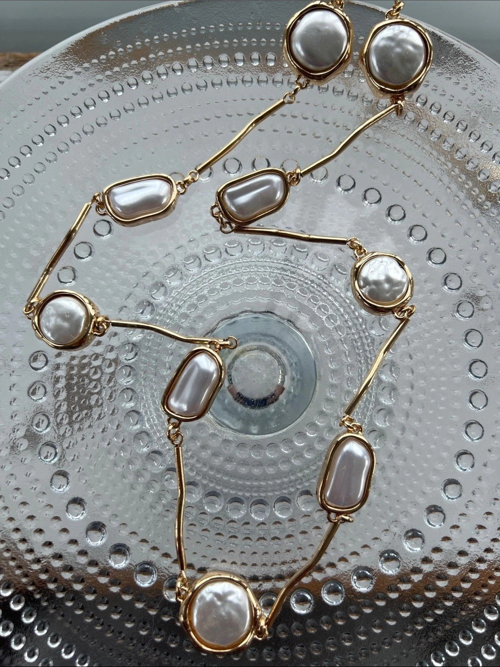 Chico's Siren Collection 34Faux Pearl Long Single-Strand Necklace